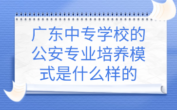 点点taptap手机官网学校的公安专业培养模式是什么样的